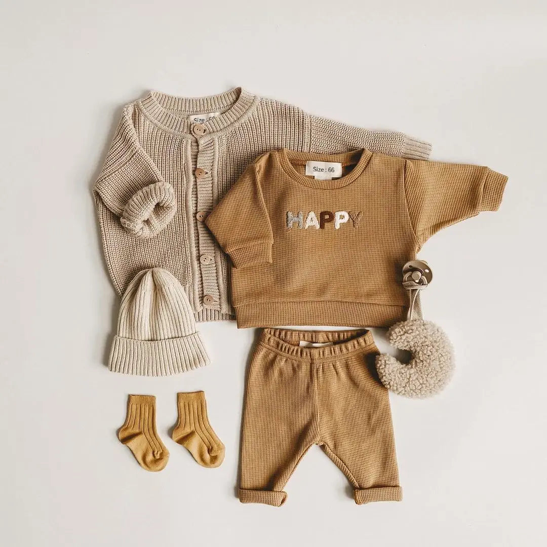 Spring Fashion 2 Pieces Baby Clothes Set