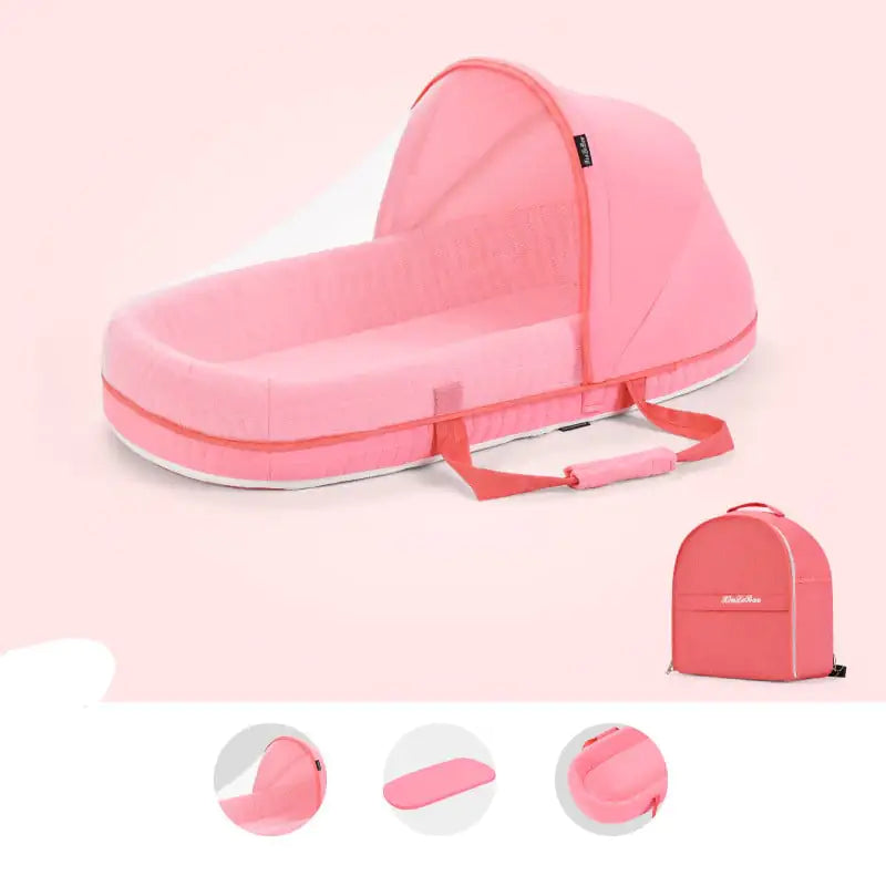Multifunctional Portable Baby Crib with Mosquito Net