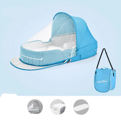 Multifunctional Portable Baby Crib with Mosquito Net