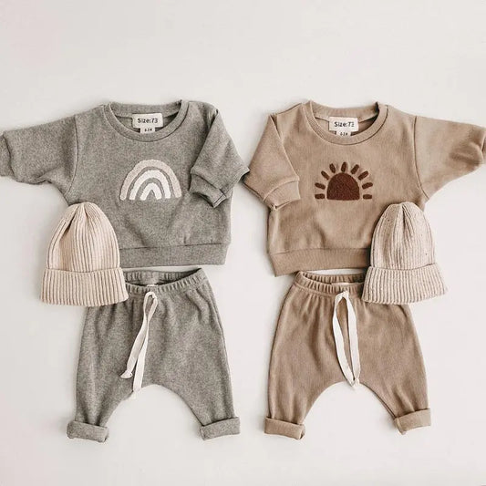 Spring Autumn 2 Pieces Baby Clothes Set