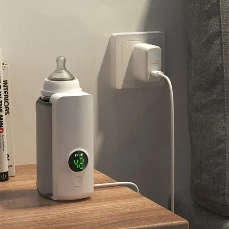 USB Charging Portable Milk Bottle Warmer Insulation Sleeve Universal