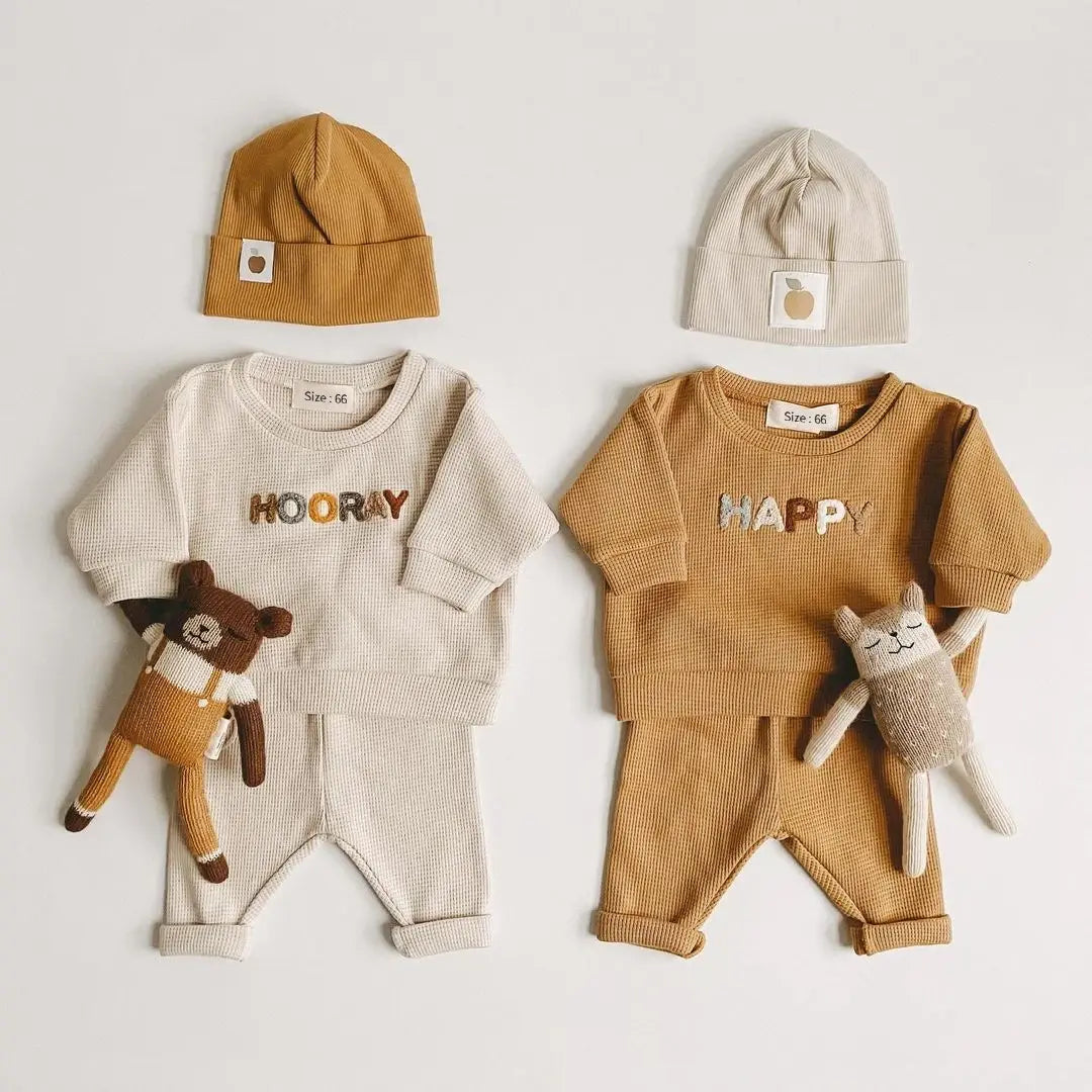 Spring Fashion 2 Pieces Baby Clothes Set